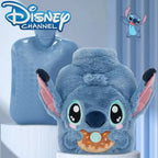 Aoger Disney Stitch Anime Winter Extra Large Plush Hot Water Bottle Women'S Home Water Filling Hand Warmer Holiday Gift Girl