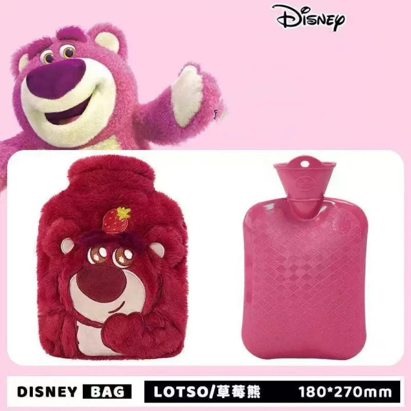 Aoger Disney Stitch Anime Winter Extra Large Plush Hot Water Bottle Women'S Home Water Filling Hand Warmer Holiday Gift Girl