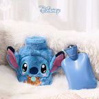 Aoger Disney Stitch Anime Winter Extra Large Plush Hot Water Bottle Women'S Home Water Filling Hand Warmer Holiday Gift Girl