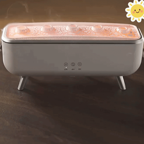 300ml Aroma Diffuser Five Nozzles Colorful Lighting Humidifier 2 Mist Modes Dancing Jellyfish Aromatherapy Diffuser for Bedroom